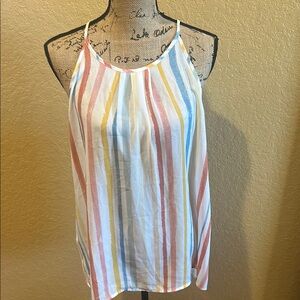 Papermoon halter, striped top, XXL, NWT | offer on description